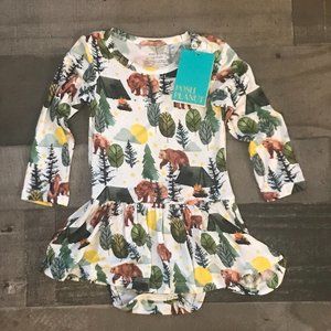 Posh Peanut Archer Twirl Bodysuit